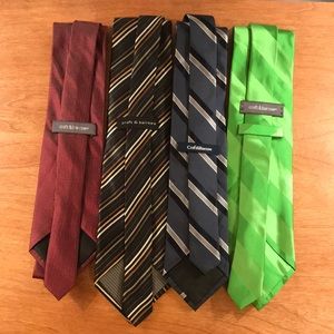 Lot of 4 Croft & Barrow Shelf-Pull Ties